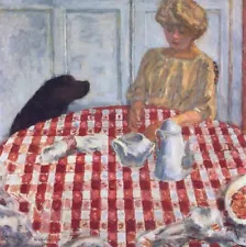 Pierre Bonnard Signed Oil Painting on Canvas 16x24 in Post-Impressionism ..