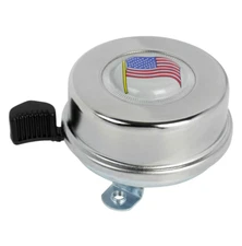 ENIX Classic American USA Bike Bicycle Bell Chrome