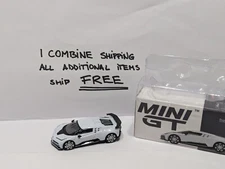 Mini GT 1:64 Bugatti Centodieci (White) #337