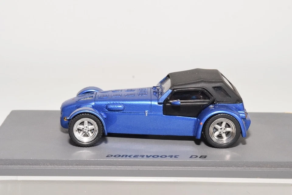 B20 1:43 SPARK REPLICARS REPDON01 DONKERVOORT D8 CLOSE METALLIC BLUE MIB - Photo 3/4