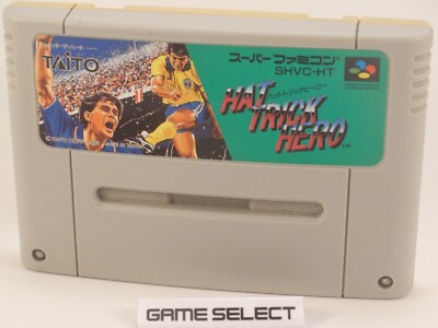 Hat Trick Hero Nintendo Super Famicom Snes JP Jap Japanese Cartridge ...