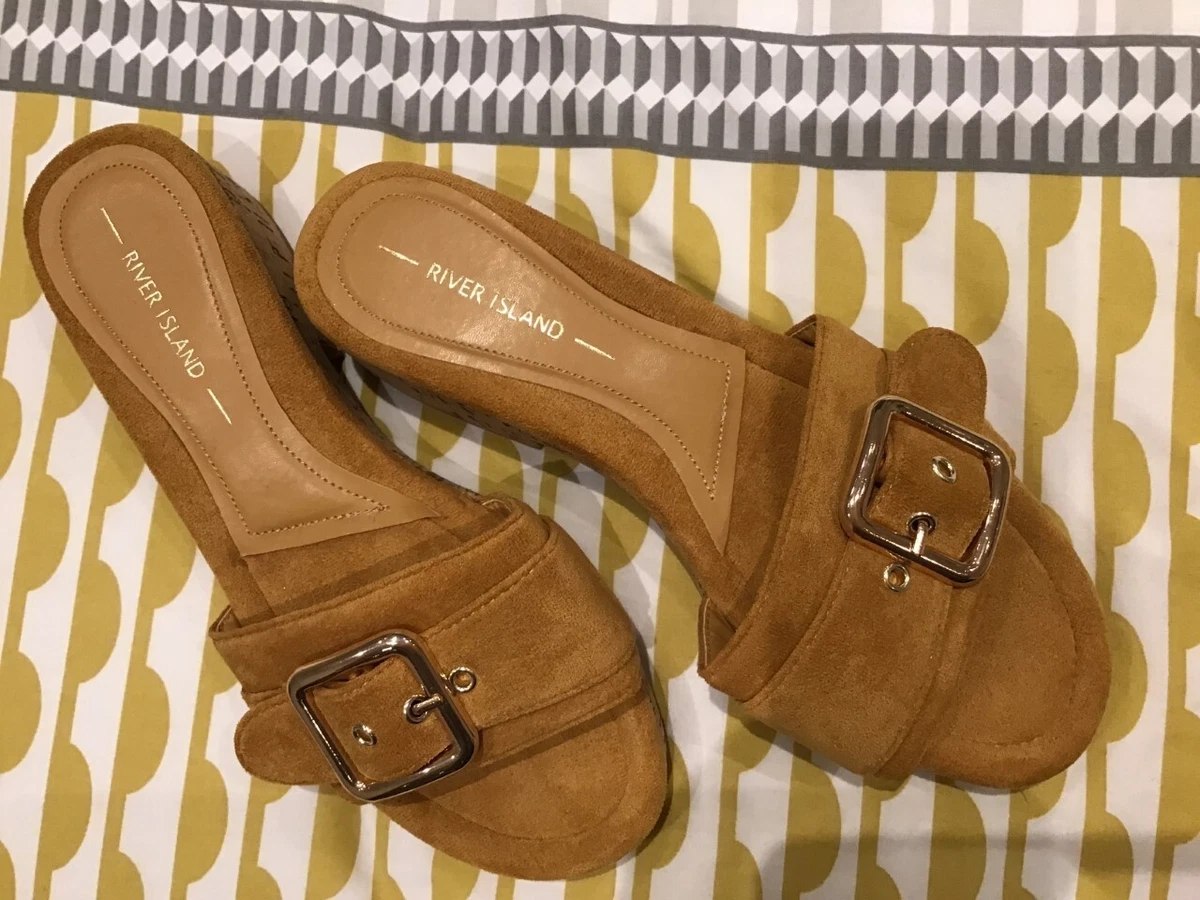 RIVER ISLAND Ladies sandals UK size 6 EUR 39 Gift PRESENT Mum WIFE Christmas NEW
