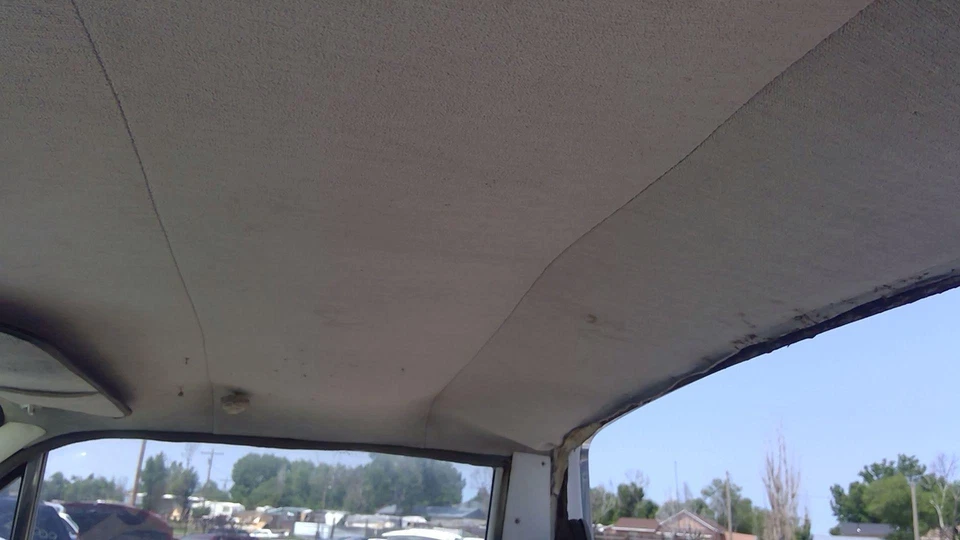 Ford Ranchero 64 OEM techo de fábrica gris daños por agua en la parte trasera Foto 3 de 4