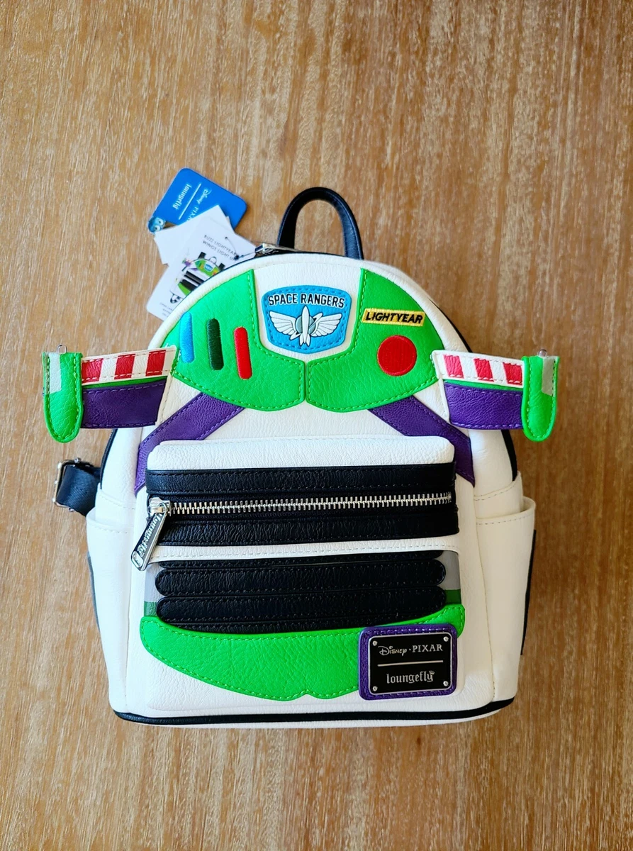 NEW Loungefly Disney Buzz Lightyear Light Up Wings Mini Backpack Toy Story Pixar