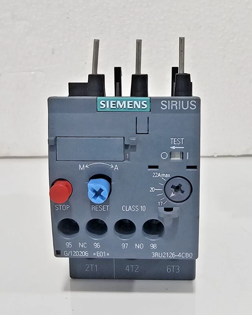 SIEMENS 3RU2126-4CB0 New - Surplus Motor Protection Overload Relay