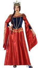 Déguisement Femme REINE Médiévale XS/S 36/38 Adulte Princesse Moyen Age NEUF