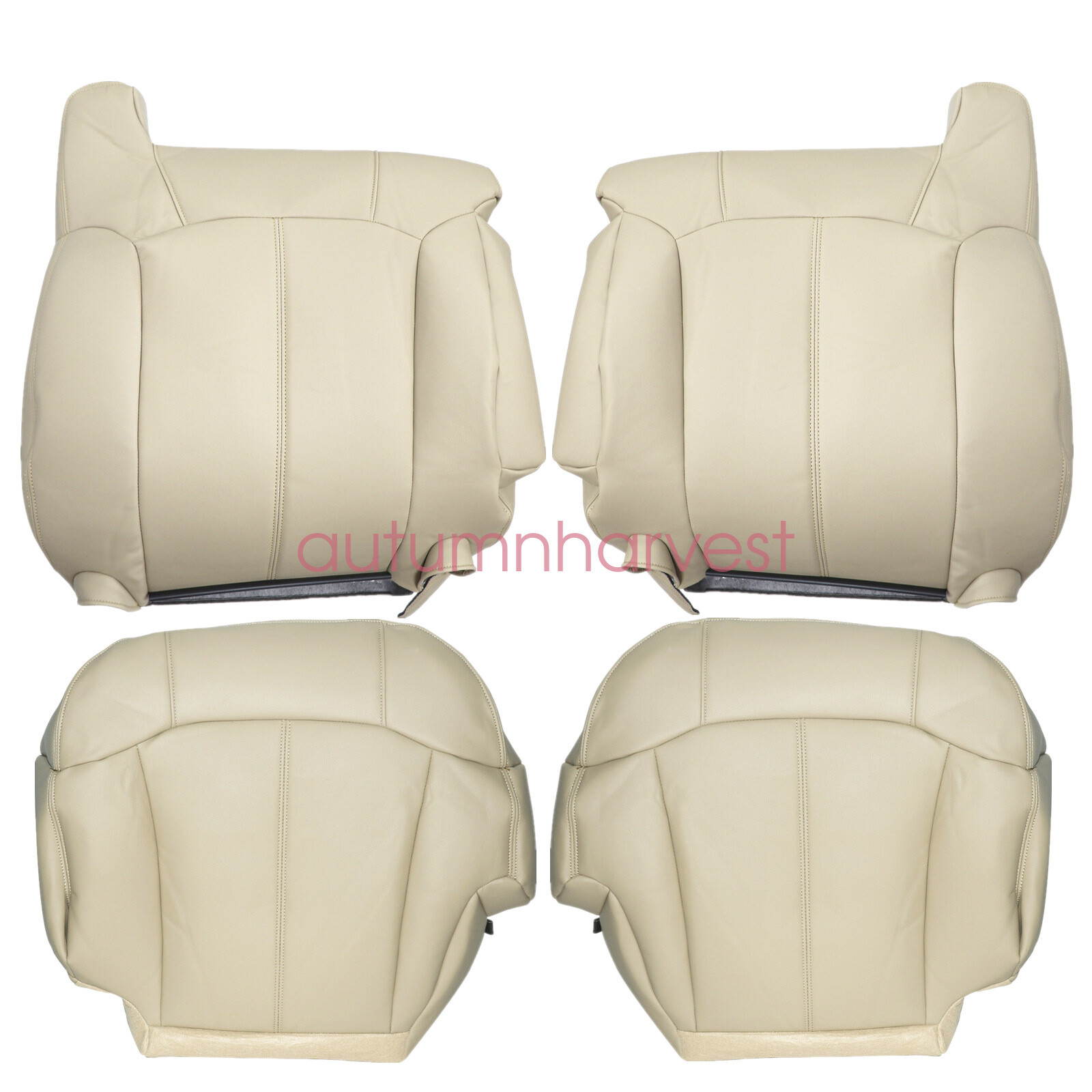 For 1999-2002 Chevy Tahoe Suburban Front Seat Cover Armrest Cover Shale Tan