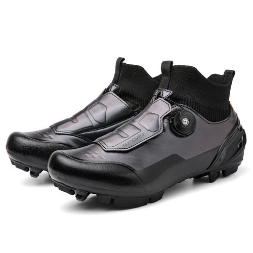 Winter Men's High-top Mountain Road Cycling Shoes Nylon Fitness Training sneaker - Picture 12 of 15