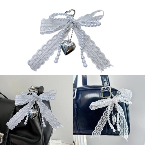 Imitacja pereł Koraliki Bowknot Brelok Modne akcesoria dla kobiet i dziewcząt - Zdjęcie 2 z 8
