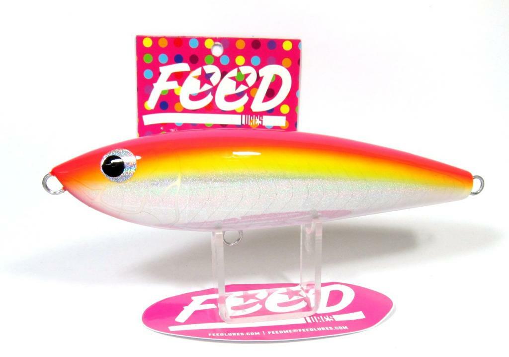 Feed Lures Slash 130 Hand Made Stick Bait Sinking Lure 130 grams 67 (9067) Feed Lures Slash 130 Hand Made Stick Bait Sinking Lure 130 grams 67 (9067)