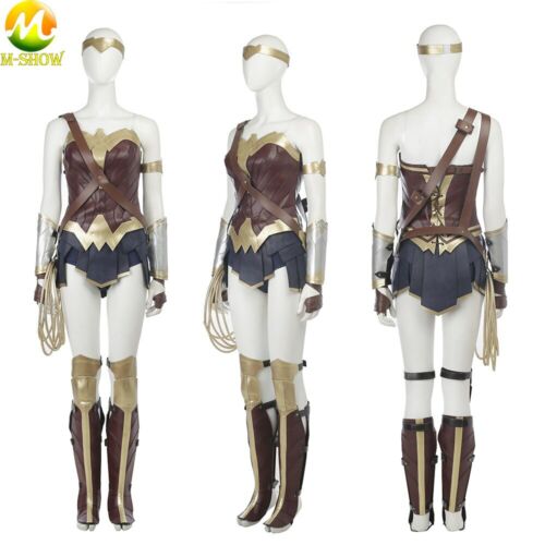 Wonder Woman Cosplay Costume Diana Prince Battle Suit Sexy Women Dress - Picture 1 of 16
