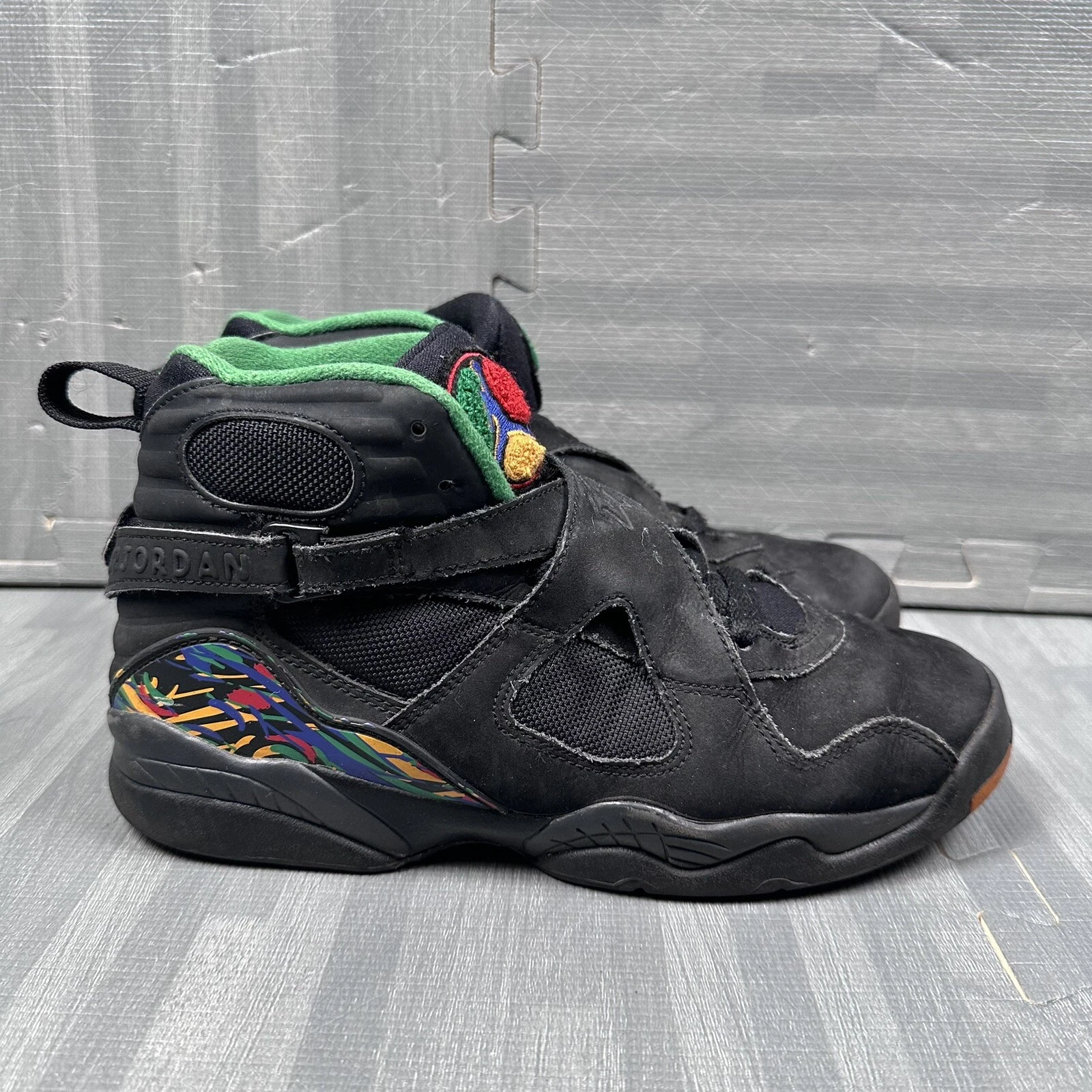 Nike Air Jordan 8 Retro Tinker Air Raid da bambino taglia 7 Y nere 305368 004