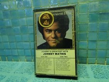Johnny Mathis Greatest Hits Cassette Tape TESTED IMPORT -EXTRA TAPES SHIP FREE