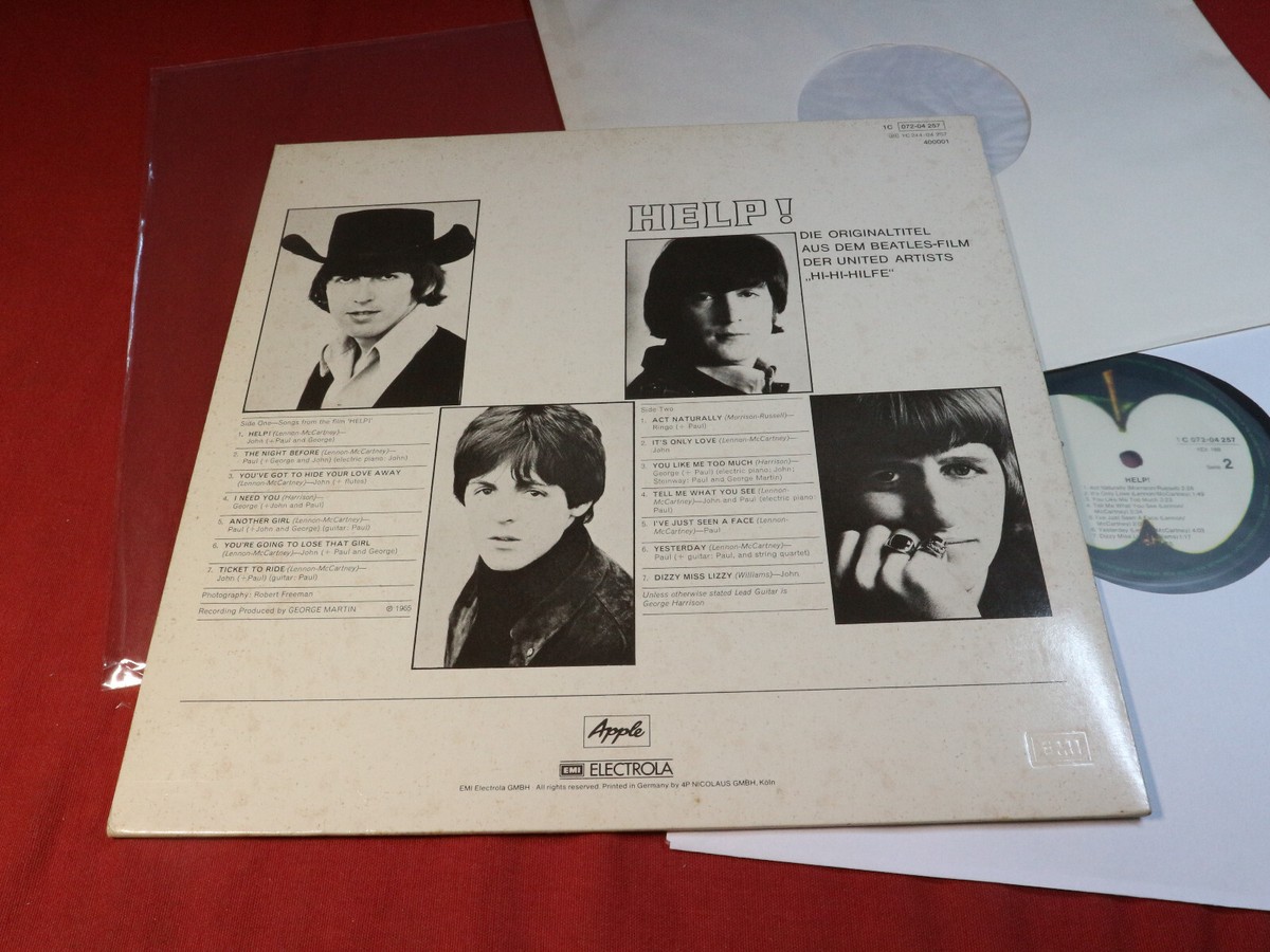 ドイツ盤 The Beatles Help! 1C 072-04 257 レコード