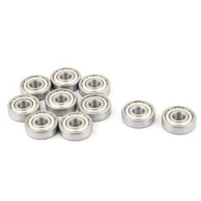 10Pcs 6200Z 10 x 30 x 9mm Metal Single Row Sealed Deep Groove Ball Bearings  Kd