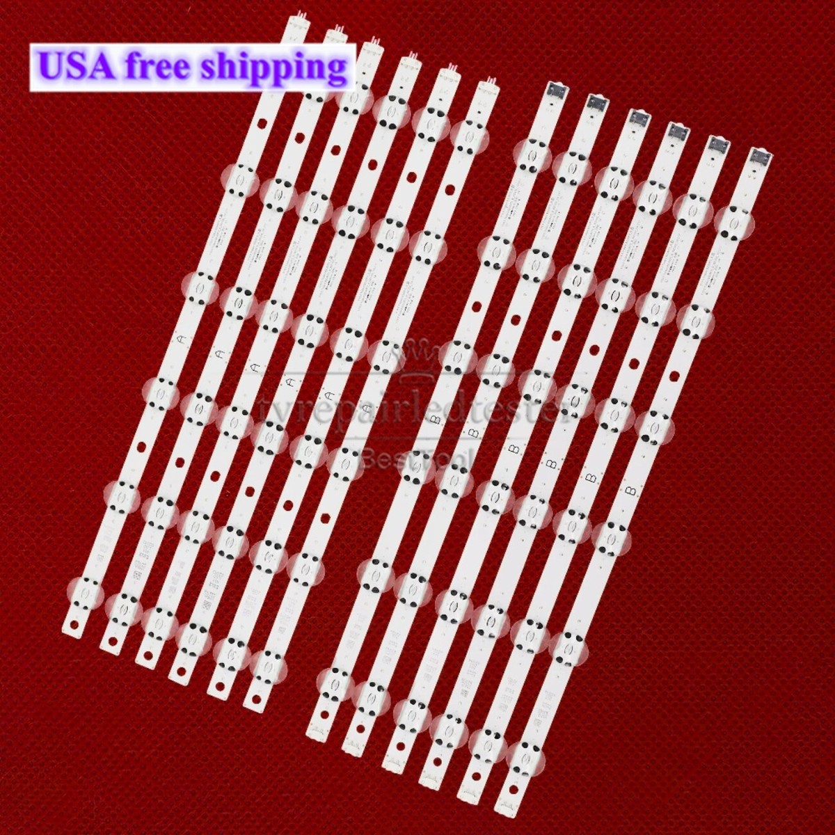 PANMILED 12 Pieces LED Backlight Strips for LG 82'' TV 82UM8070PUA 82UN8570PUC 82UM7570PSB 82UM7600 LGIT_Trident_82UM75_A_L
