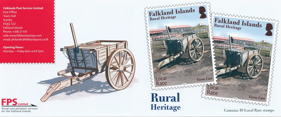 Falkland Islands 2022 MNH Tourism Stamps Rural Heritage Defin 10v S/A Booklet - Image 2 of 2