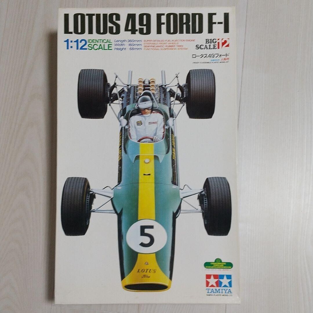 Lotus 49 Ford F-1 Tamiya 1/12 Bis Scale Series No.12 Model kit Unassembled  Used