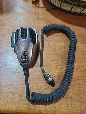 Cobra Chrome Finish M73SL Cb Microphone Mic As Is