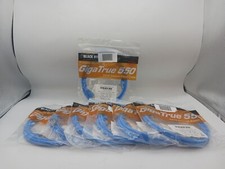  LOT OF 7 CAT6 Patch Cable Black Box GigaTrue 550 5ft/1.5m Blue - w/ WARRANTY 