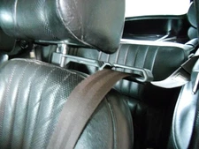Jaguar SEAT BELT GUIDES: Etype, XKE, XJS, XJ6, XJ12. HUGE gain in comfort! 1970+