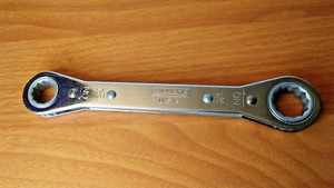 Williams USA RB-2024 Double Head 3/4 x 5/8 Ratcheting Box End Wrench 12 Point