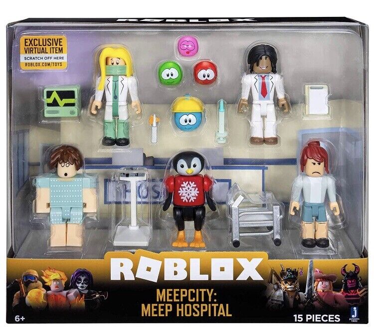 Jazwares Roblox - MeepCity: Meep Hospital w/ Exclusive Virtual Item