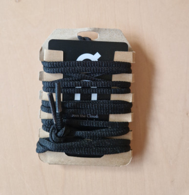 On Cloud Schnürsenkel Schuhband Schwarz  Neu