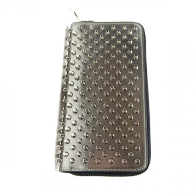 Christian Louboutin Panettone Mirror Leather Long Wallet SV with