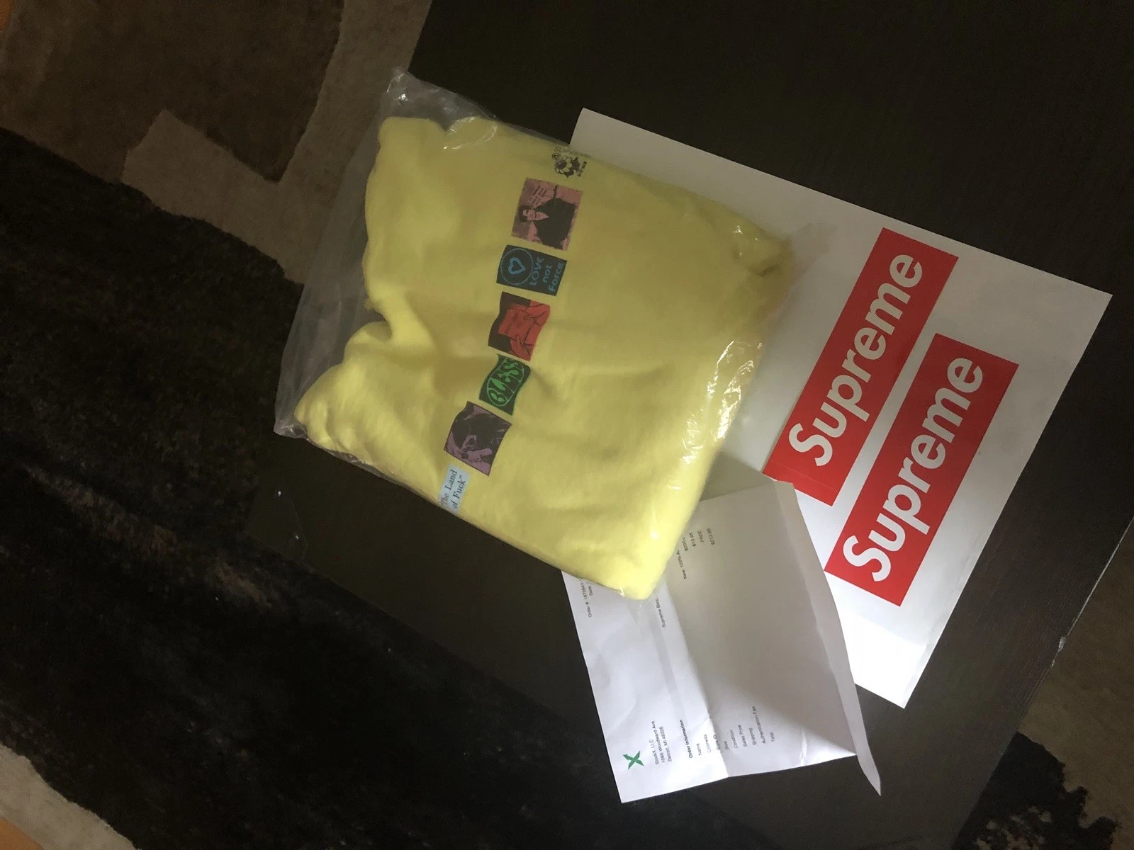 Sweat shirt à capuche supreme Bless Grand S/S18