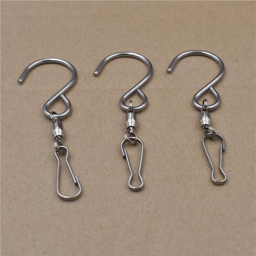 8Pcs Hooks for Hanging Stainless Steel Multiple Options Crystal Outdoor - Picture 11 of 11