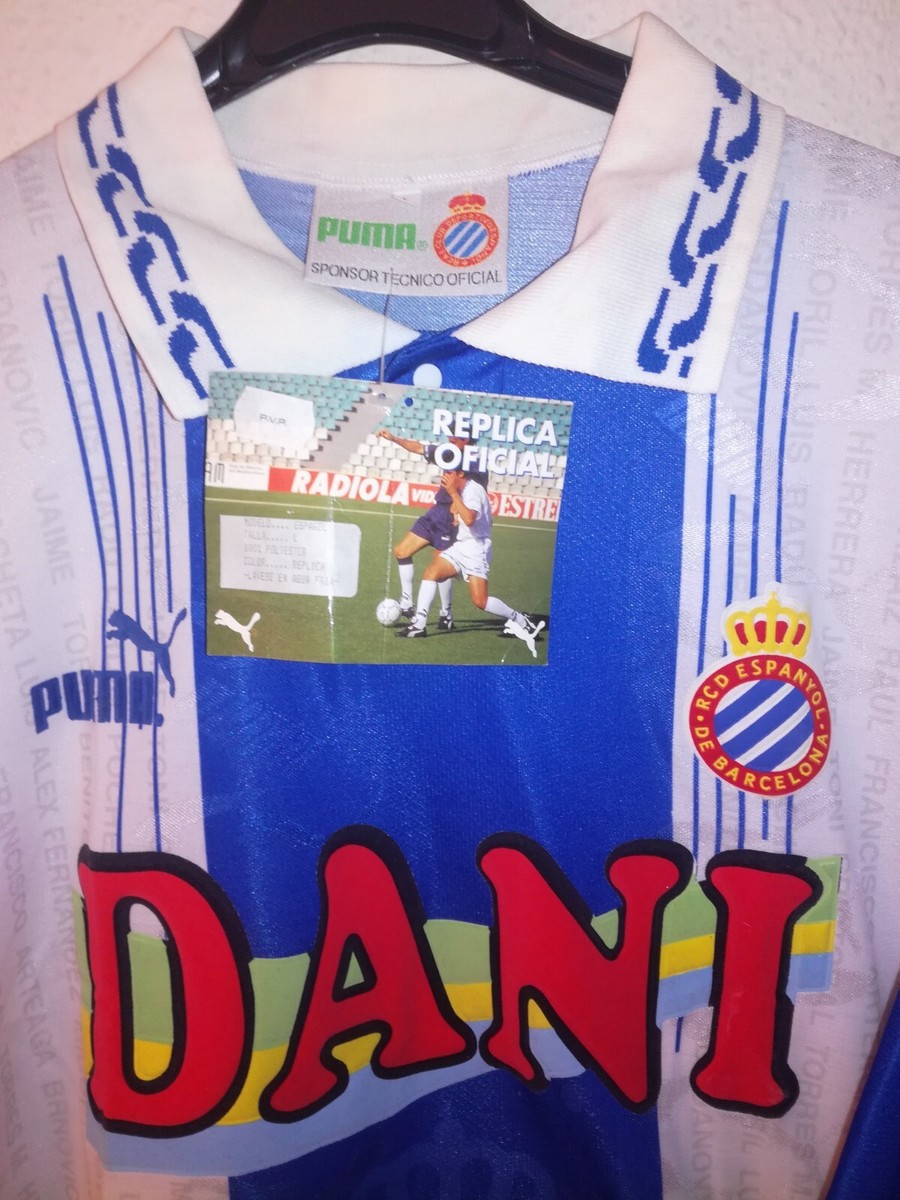 ESPANYOL 1995-1996 BNWT Dani camiseta shirt trikot maillot maglia