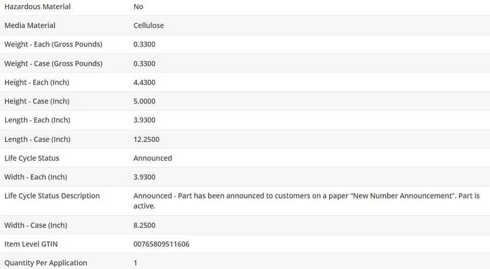 Filtro de aceite de motor OEM WIX para BMW M3 2001-2006 L6-3,2 L Foto 4 de 4