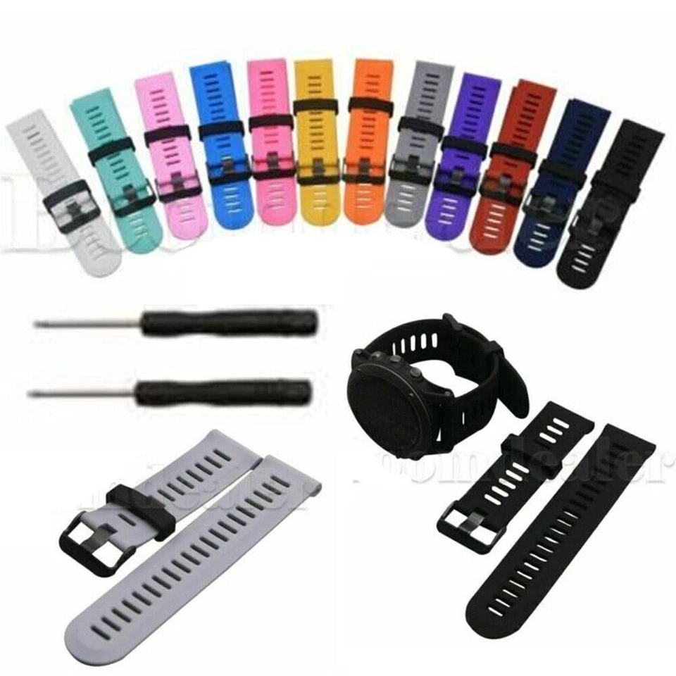 Per Garmin Fenix 3/3 HR Sapphire Cinturino da polso sostitutivo in silicone - Immagine 3 di 4