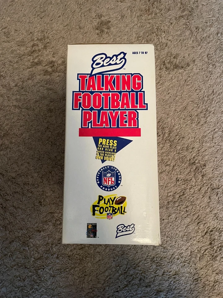 1996 年最佳会说话的足球运动员丹·马里诺全新带盒迈阿密海豚队名人堂 — 第 2/4 张图片