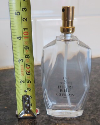 Vintage LHeure Blue Guerlain Paris 50ml leer Parfum Flakon