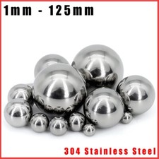 Cuscinetti a sfera in acciaio inox 304 da 1 mm a 125 mm sfere tonde solide piccole grandi