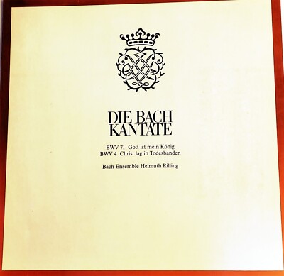 J.S. Bach-Die Bach Kantate LP (Germany), 1981 Hanssler-Verlag EXC+/MINT!
