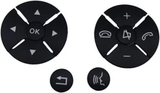 08-11 Mercedes Steering Wheel Button Trim Cover E350 C300 C350 S550 C63 AMG E550