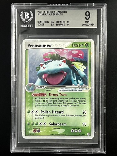 Venusaur ex graded BGS 9 for sale on eBay