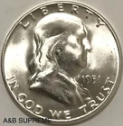 1951 S FRANKLIN HALF DOLLAR FROM OBW ROLL ESTATE HOARD CH-GEM BU UNC. 90% SILVER
