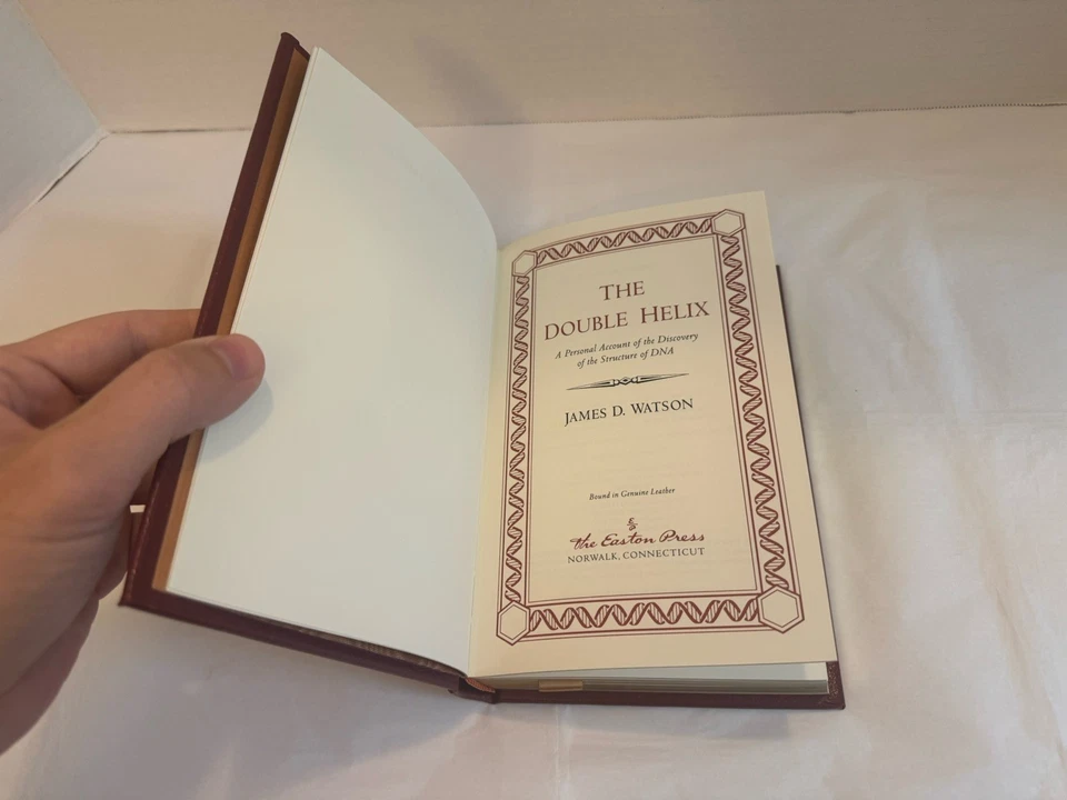 EASTON PRESS - THE DOUBLE HELIX, James D Watson ~ DNA NOBEL PRIZE Science MINT Foto 4 de 4