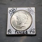 1922 Peace Silver Dollar☆☆Brilliant Uncirculated🔥Golden Toned☆☆