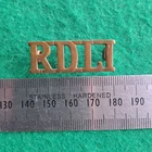 WW2 Colonial South African Royal Durban Light Infantry Shoulder Title Badge