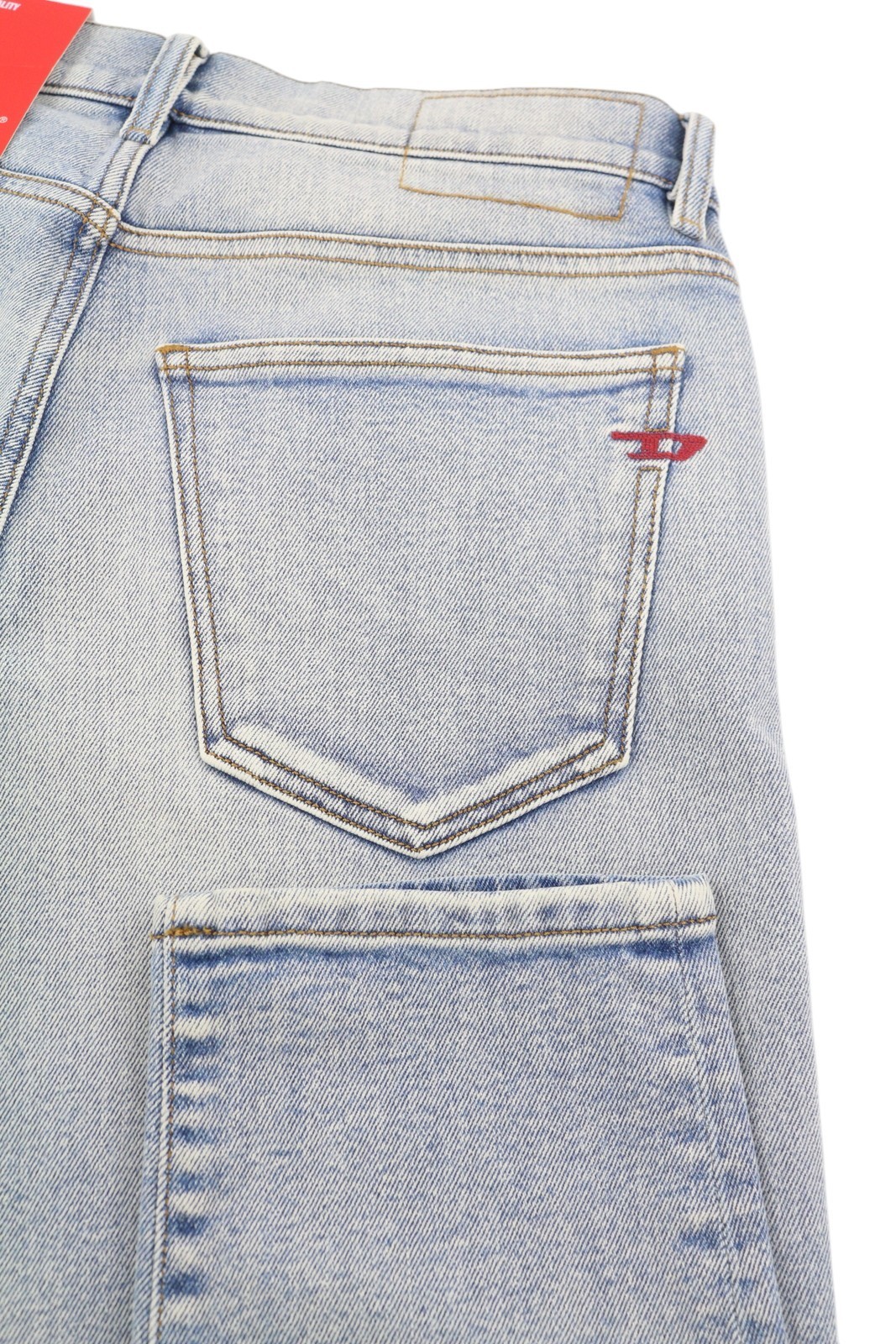 Diesel 2019 D-Strukt 9C08L Men's Jeans W33/L32 Blue Washed Slim Fit RRP350 image 6