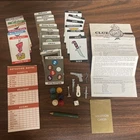 Vintage Clue Game Replacement Pieces Weapons Cards 50s 60’s 70’s Parker Brothers