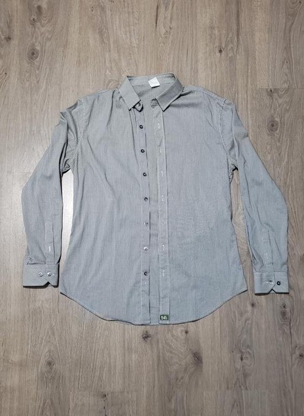 Men Billionaire Boys Club Shirt Grey Cotton 36 / S
