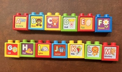 Vtech Ultimate Sit To Stand Alphabet Train Replacement Blocks Complete Set A-Z