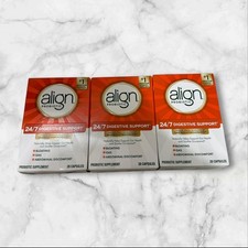 3 Align Probiotic Supplement 24/7 Digestive Support 28 Capsules Each Exp11/2026 