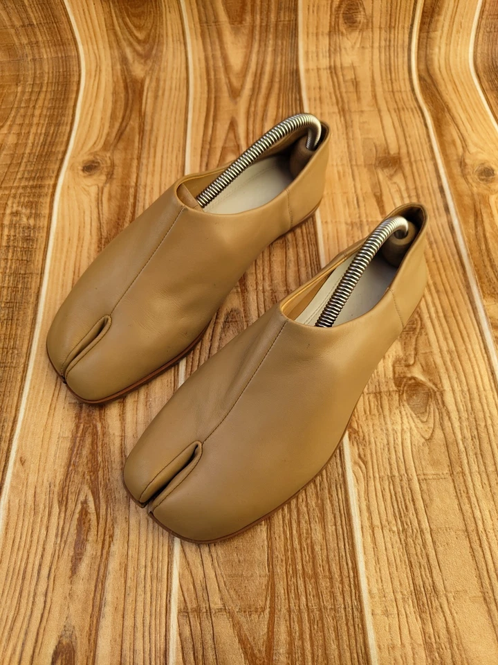 Maison Martin Margiela Brown Leather TABI Babouche Mules Loafers EU 38 US 7.5 - Image 3 of 4